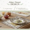 Pimpernel Woodland Placemats – Set of 4 Cork-Backed Table Mats with Nature-Inspired Designs, Heat-Resistant, Easy to Clean - 3 of 4