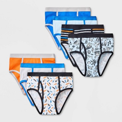 Boys' 7pk 'surf' Briefs - Cat & Jack™ Orange S : Target