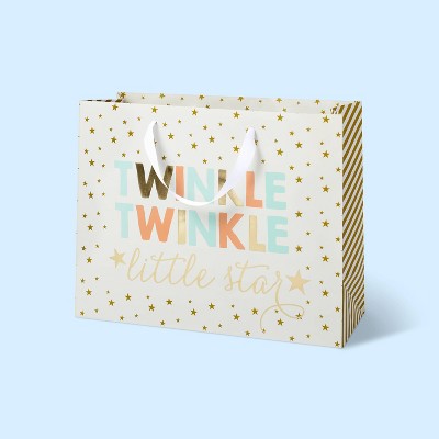Medium 'Twinkle Twinkle Little Star' Baby Shower Gift Bag - Spritz™