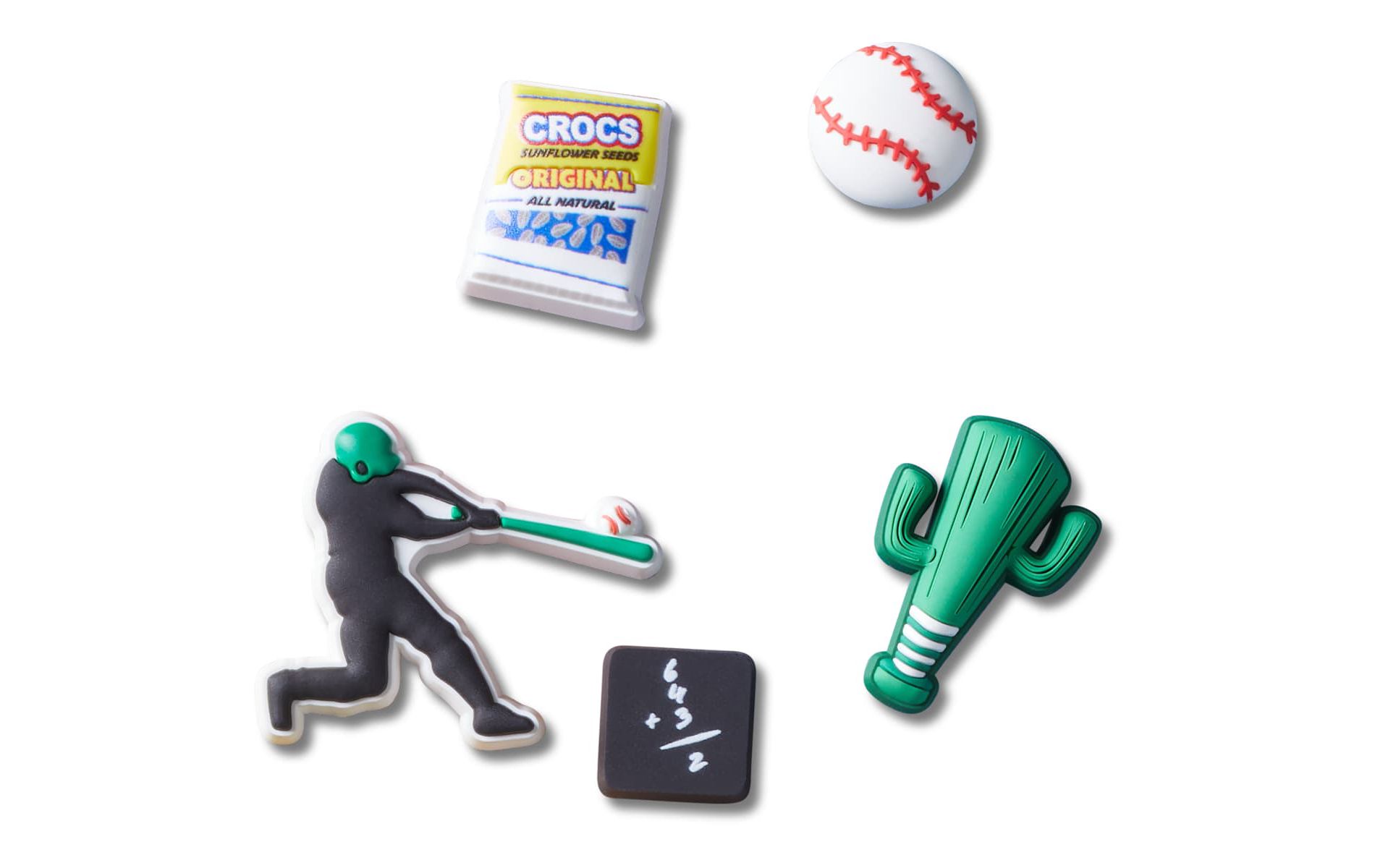 Crocs Jibbitz Team Sports Shoe Charms 5-Pack