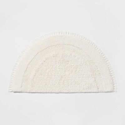 Antibacterial Bath Mat, Off-White, 16 x 18 In.