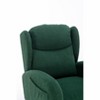 Racxily Teddy Fabric Rocking Chair, Upholstered Glider Rocker Chairs With Packet&Wood Legs, Soft Back Accent Armchair with Rubber Wood Legs - 2 of 4