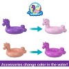 Polly Pocket Sparkle Cove Adventure Unicorn Floatie Compact Playset - 4 of 4