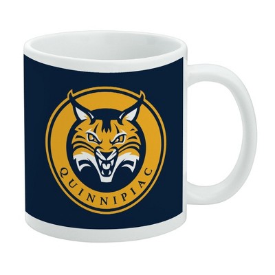 Quinnipiac University Primary Logo Ceramic Coffee Mug Novelty Gift Mugs for Coffee Tea and Hot Drinks 11oz White
