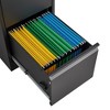 SEVOBAL Utility Storage Cabinet Vertical Metal File Cabinet with Lock for Organized Office Spaces, Black, 21"*5.9"*42.5" - 4 of 4