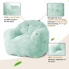 39" Bean Bag Chairs for Adults Kids, Soft Beanbag Sofa Chair High-Density Foam Filled Cozy Bean Bag Couch with Armrests for Living Room Bedroom - 4 of 4