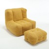 NicBex Bean Bag Chair,Beanbag Chair with Ottoman,Adult Lounge Sofa,Comfy Chair for Living Room Bedroom - 4 of 4
