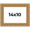 PosterPalooza | Photo Size Contemporary Gold Picture Frame - UV Acrylic, Foam Board Backing, Hanging Hardware - 2 of 4