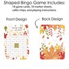 Big Dot of Happiness Fall Foliage Bride - Find the Guest - Autumn Leaves Bridal Shower and Wedding Party Bingo Game - Set of 18 - 3 of 4