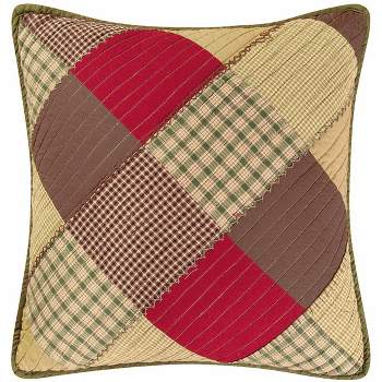 C&F Home 18" x 18" Oak Ridge Stripes Quilted Pillow
