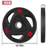 Weight Plates For Dumbbells, Universal 2-inch Hole Weight Plates, Pairs Or Single Optional - 3 of 4