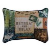 Cotton Blend Woven Pillow ESCAPE TO NATURE – 17x12.5 Inch by Manual Woodworkers and Weavers - 2 of 3