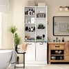 Famapy Bathroom Storage Cabinet:Sleek Aesthetic and Smart Storage Solutions Rotating Drawers Laundry Cabinet - 2 of 4