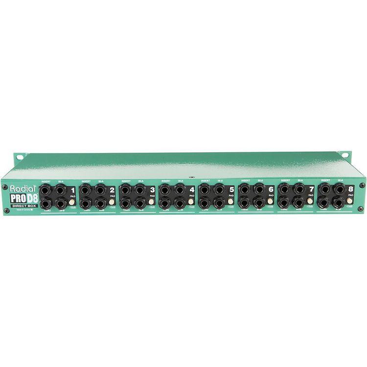Radial Engineering ProD8 Eight Channel Rackmount DI : Target