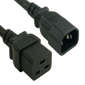 SANOXY 6ft 14 AWG 15A 250V Heavy Duty Power Cord IEC320 C14 to IEC320 C19 - 1 of 3