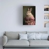 Canvas Wall Art - Treechild 'Mrs Bunny`s Daughter' Wall Art for Living Room, Bedroom, or Office Décor by Trademark Fine Art - 12 x 19 Inches - 3 of 4
