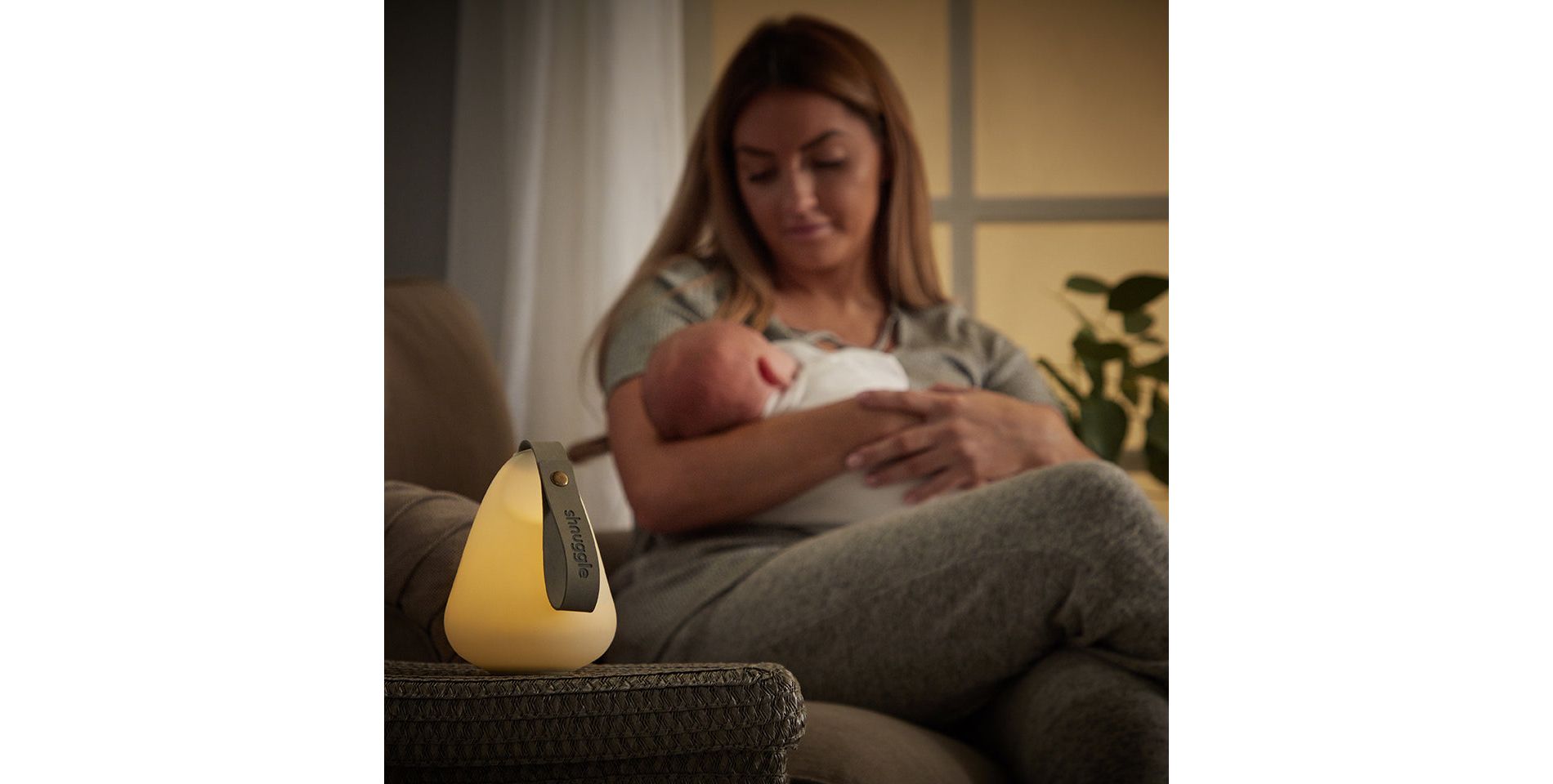 Shnuggle Moonlight Night Light | Baby & Toddler bedside Lamp