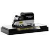 1960 Volkswagen Type 2 Pickup Truck w/Canvas Cover Black and Gray Ltd Ed 1/64 Diecast Model Car by M2 Machines - 2 of 3