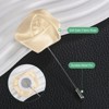 Unique Bargains Wedding Groom Boutonnieres Rose Flower Lapel Pins for Men 1 Pc - 2 of 4