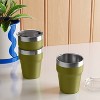 12oz 2pk Stacking Short Tumbler with Lid - Room Essentials™ - 2 of 3