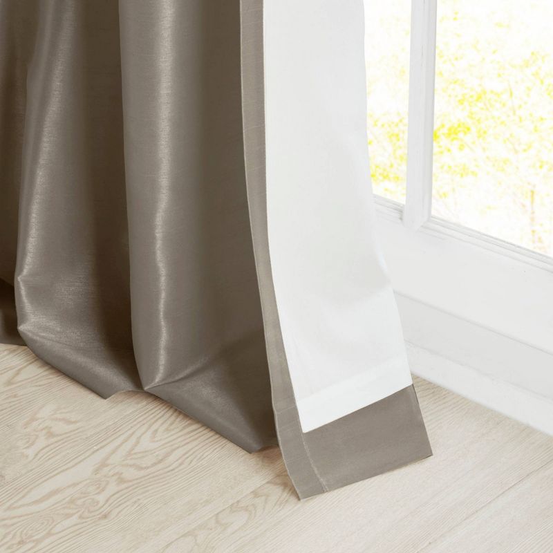 Lillian Twisted Tab Light Filtering Lined Curtain Panel, 6 of 13