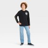 Boys' Star Wars Millenium Falcon Long Sleeve Graphic T-Shirt - Black - image 4 of 4