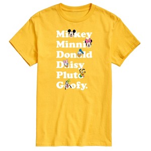 Men's - Disney - Character Logo Short Sleeve Graphic T-Shirt - 1 of 4