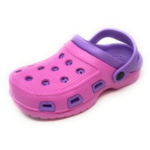 JEFFRICO Breathable Clogs for Kids Girls Garden Shoes Swim Beach Comfort Clog - 1 of 4