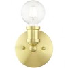 Livex Lighting Lansdale 1 - Light Vanity in  Satin Brass - 4 of 4