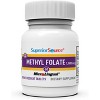 Superior Source Methylfolate 5-MTHF 1000 mcg, Quick Dissolve MicroLingual Tablets, 60 Ct, Non-GMO, Gluten-Free - 3 of 4