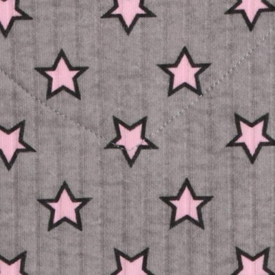 grey pink stars