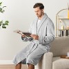 PAVILIA Mens Robe, Soft Bathrobe for Men, Fleece Warm Long Plush Microfiber Shawl Collar Pocket, Bath Shower Spa - 4 of 4