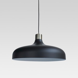 Crosby Large Pendant Ceiling Light Black Includes Energy Efficient Light Bulb - Threshold , Size: Lamp with Energy Efficient Light Bulb
