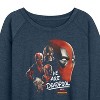Women's - Marvel - Deadpool & Wolverine We Are Lightweight French Terry Wide Neck Long Sleeve Graphic Shirt - 2 of 4