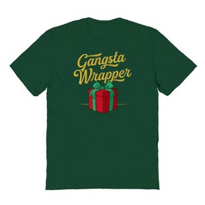 Famous In Real Life Men's Gangsta Wrapper Short Sleeve Graphic Cotton T-Shirt - 1 of 3
