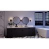 Urban Ambiance Luxury Craftsman Wall Sconce 7''H x 4.5''W,  Midnight Black Finish,  Houston Collection, UHP4294 - 2 of 4