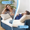 MYINDA Oversized Single Sofa Chair,Wide and Deep Seat Accent Chair,for Living Room,Apartment,Bedroom,BLUE - 3 of 4