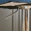 INFURNIC Counter and Bar Stools Swivel Barstools Tufted Back with Chrome Base for Home Pub Kitchen Island, Blue, 18.1"*19"*42.9" - 2 of 4