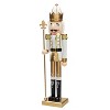 Fun Express Large Classic Wood Holiday Nutcracker with Scepter, 3 Ft - 4 of 4
