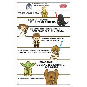 Trends International Star Wars: Saga - Shelter In Place Framed Wall Poster Prints - 1 of 4