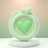 Unique Bargains Measure Tape Plastic Push-Button Tape Measure Pink Lucky Heart Design +/-5% Accuracy Plastic 1.97"x1.97"x0.71" 1 Pcs - 2 of 3