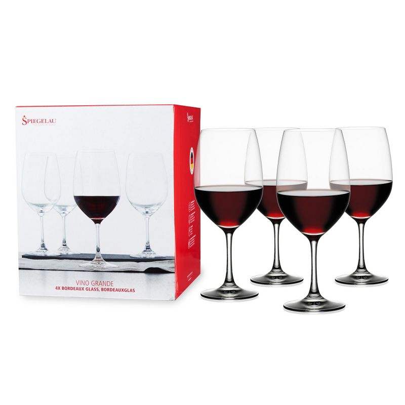 Spiegelau Vino Grande Bordeaux Wine Glasses, Set, 4 of 8
