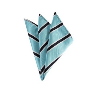 TheDapperTie - Men's Stripe Woven 10 Inch x 10 Inch Pocket Squares Handkerchief - 1 of 3