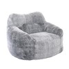 Lyngins Faux Fur Giant Bean Bag Chairs for kids and Adults,Lazy Chairs with Armrests and Stuffed High-Density Foam for Living Room - 4 of 4