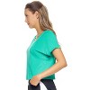 Expert Brand USA-Made Women's MoCA™ Cotton Blend Cropped Tee - image 4 of 4