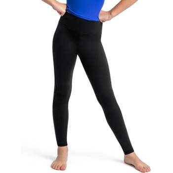 Lands' End Kids High Waisted Active Flare Leggings - X-small - Black Space  Dye : Target