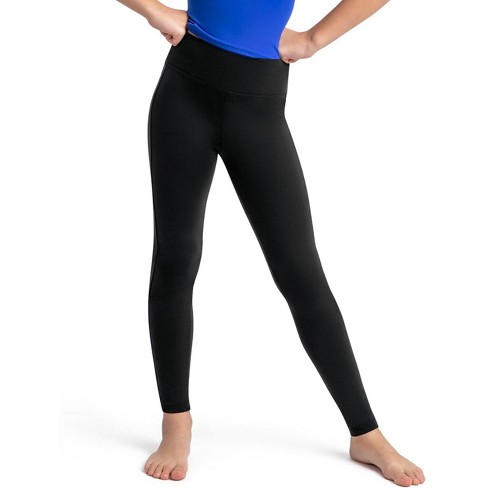 Capezio Black Team Basics Active Legging - Girls Medium