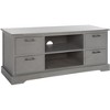 Filbert 4 Drawer Media Stand - MED5705 - White Wash Grey - Safavieh - 3 of 4