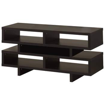Parker 5 Shelf TV Stand for TVs up to 55" Cappuccino Brown - Coaster