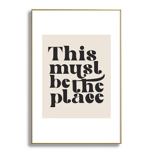 DirtyAngelFace This Must Be The Place Metal Framed Art Print - Deny Designs - 1 of 3